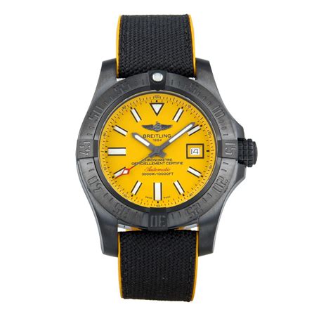 breitling avanger seawolf jaune prix|breitling avenger seawolf.